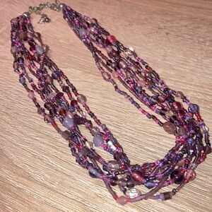 Glass bead Artisan necklace
